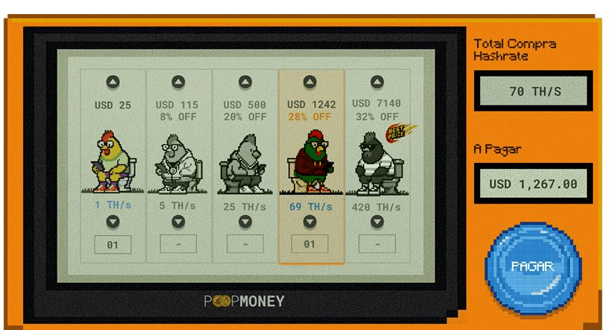 Orange chicken purchase console