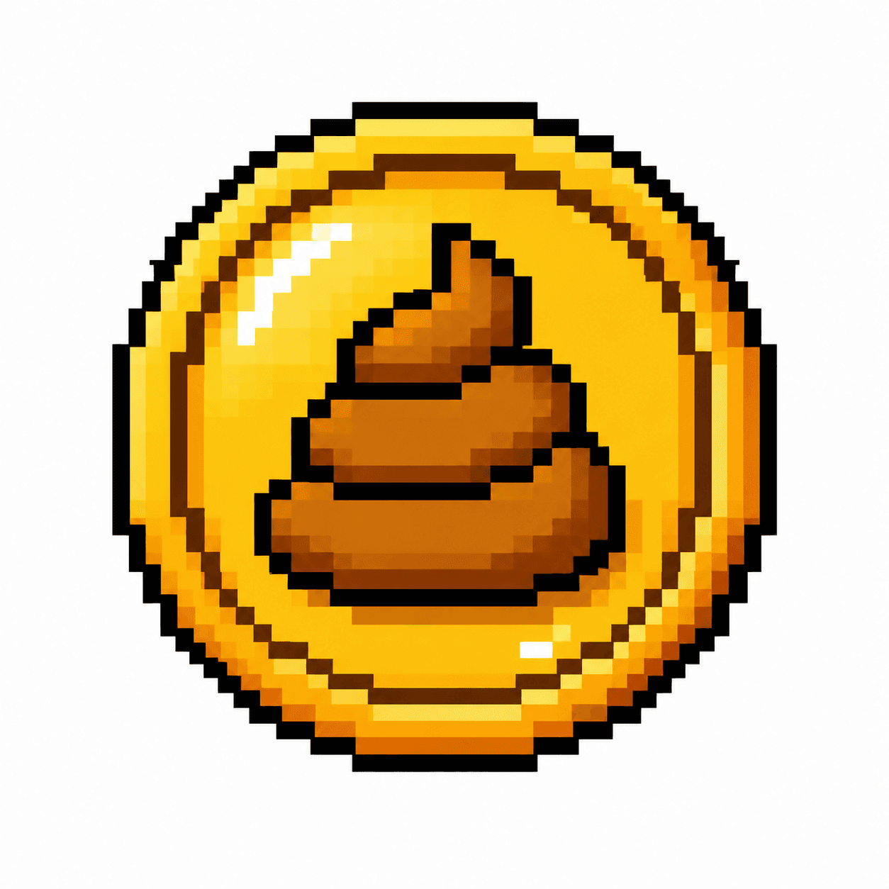 Pixel-art $POOP coin